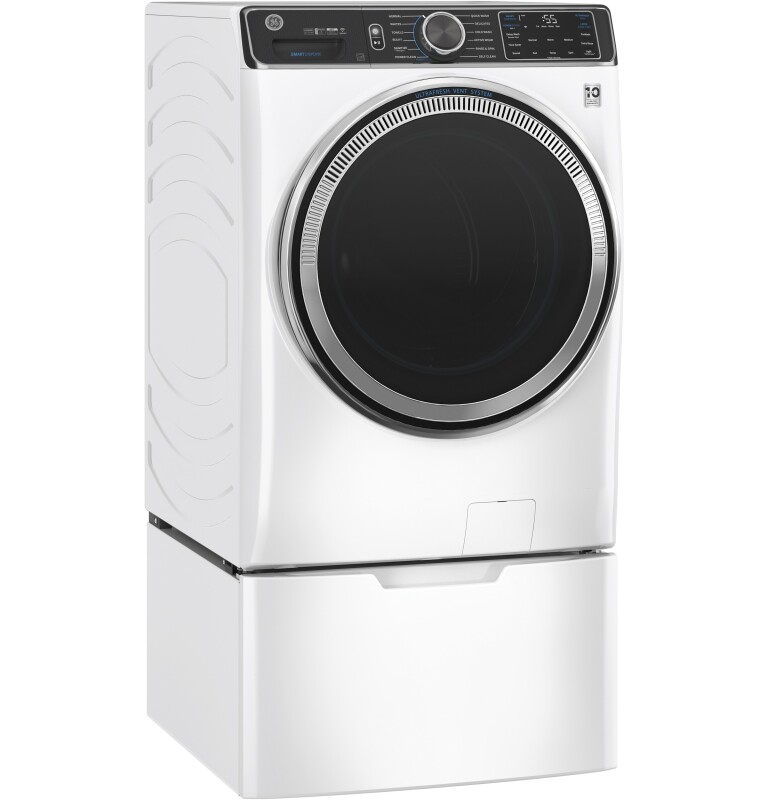 5.0 cu. ft. Capacity Smart Front Load Steam Washer with SmartDispense UltraFresh Vent System with OdorBlock and Steam GFW850SSNWW
