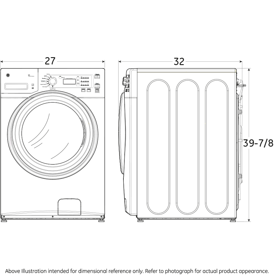 3.6 DOE Cu. Ft. Capacity Frontload Washer GFWH1200HWW