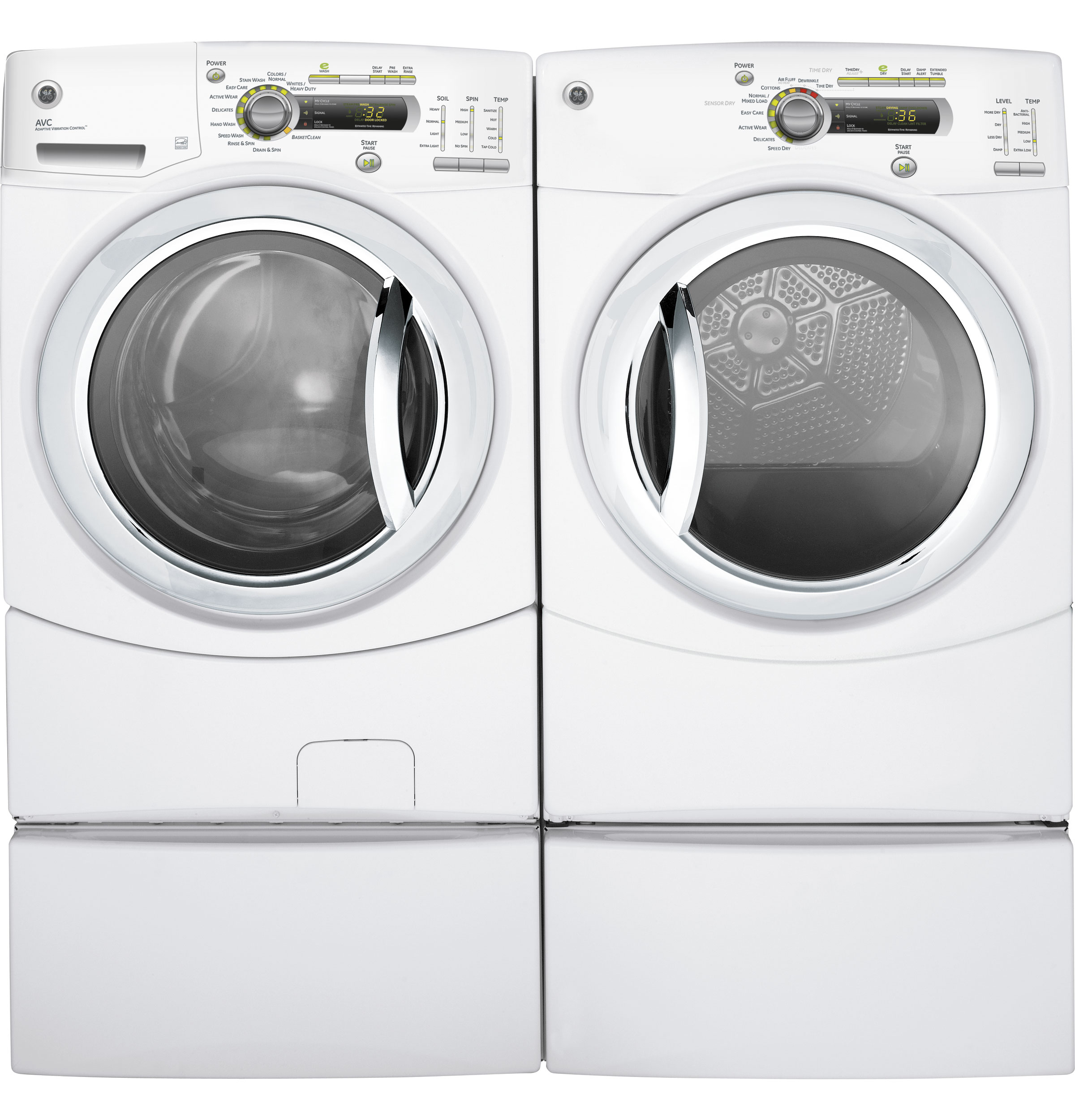 4.1 DOE cu. ft. stainless steel capacity frontload washer GFWH2400LWW