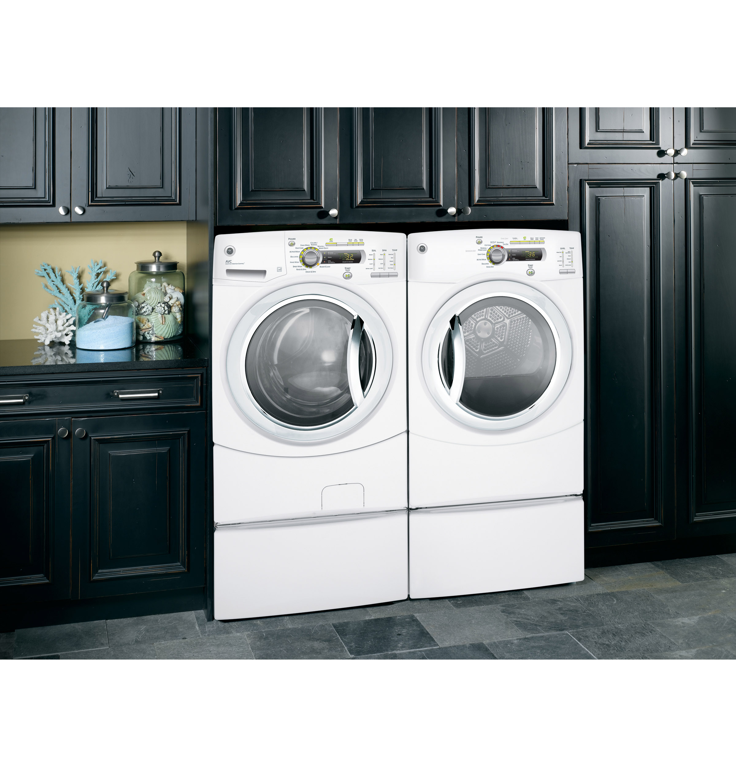 4.1 DOE cu. ft. stainless steel capacity frontload washer GFWH2400LWW