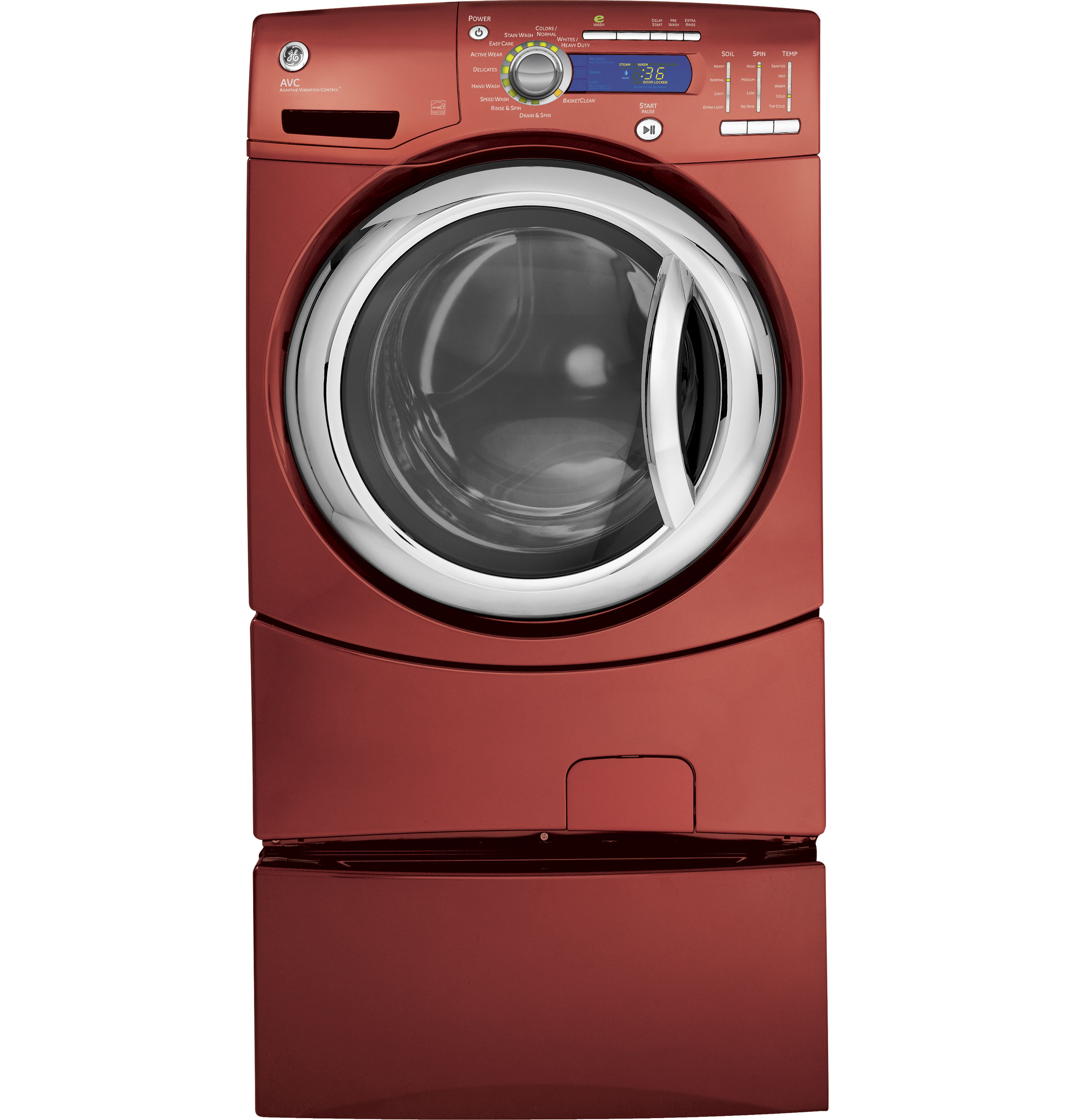 4.1 DOE cu. ft. stainless steel capacity frontload washer GFWH2405LMV