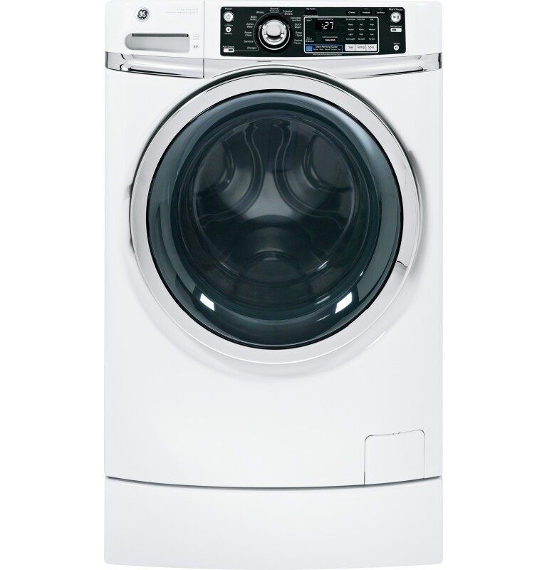 4.5 DOE cu. ft. capacity RightHeight Design Front Load washer GFWR2700HWW