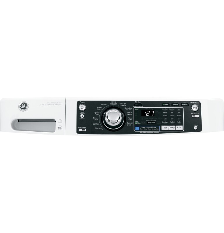 4.5 DOE cu. ft. capacity RightHeight Design Front Load washer GFWR2700HWW