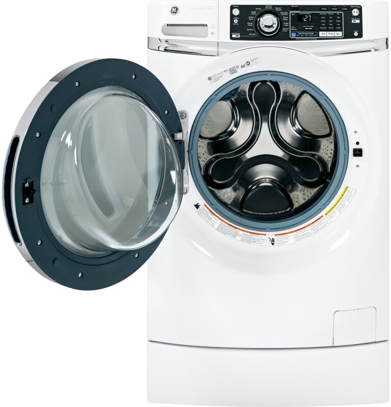 4.5 DOE cu. ft. capacity RightHeight Design Front Load washer GFWR2700HWW