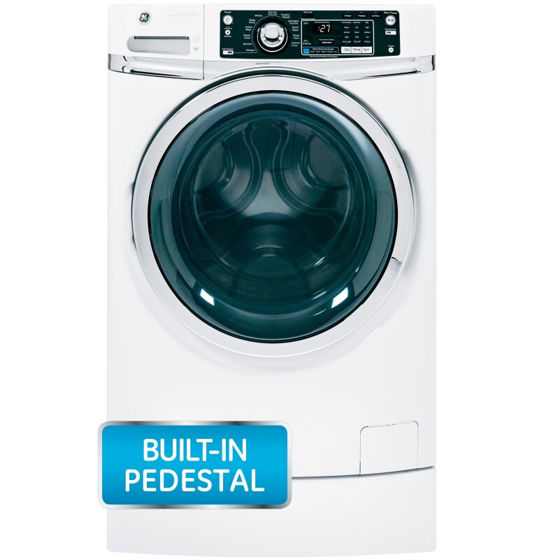 4.5 DOE cu. ft. capacity RightHeight Design Front Load washer GFWR2700HWW