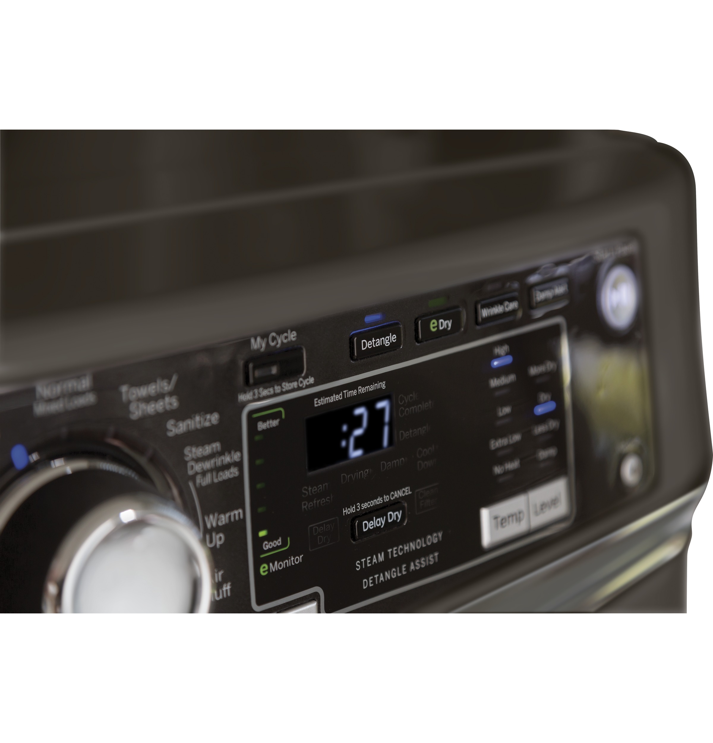 4.5 DOE cu. ft. capacity RightHeight Design Front Load washer GFWR2705HMC