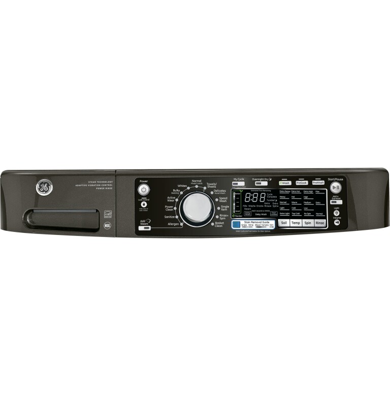 4.8 DOE cu. ft. capacity RightHeight Design Front Load washer GFWR4805FMC