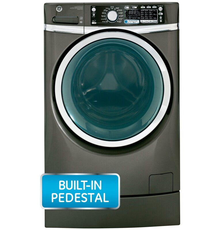 4.8 DOE cu. ft. capacity RightHeight Design Front Load washer GFWR4805FMC