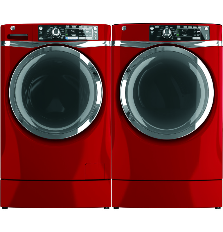 4.8 DOE cu. ft. capacity RightHeight Design Front Load washer GFWR4805FRR