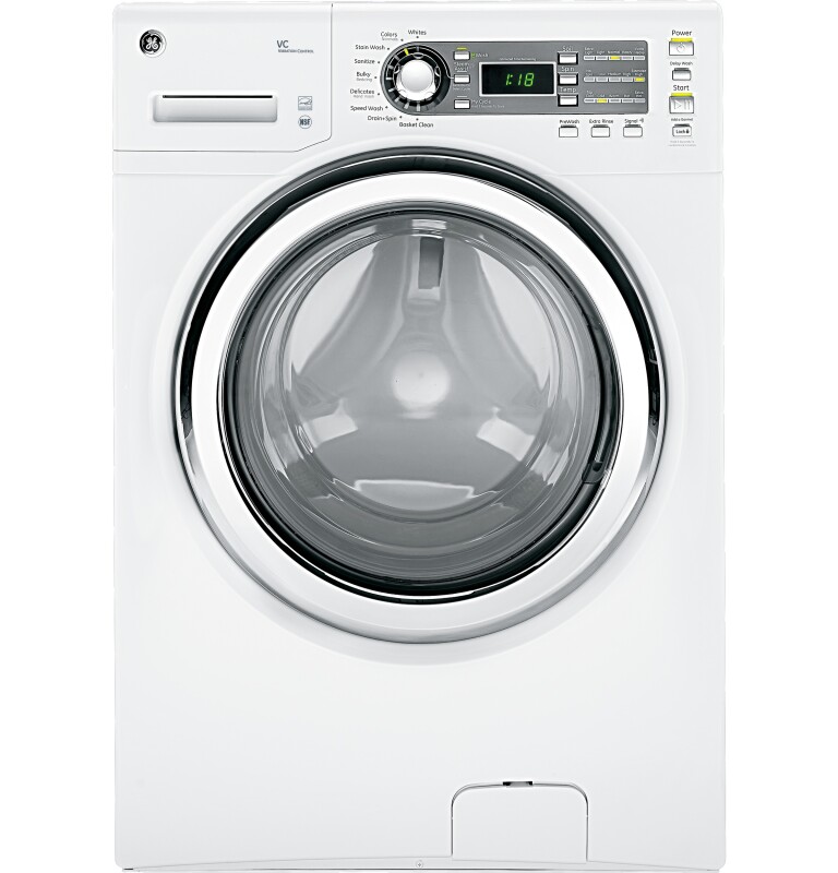 4.1 DOE cu. ft. capacity frontload washer with steam GFWS1500DWW