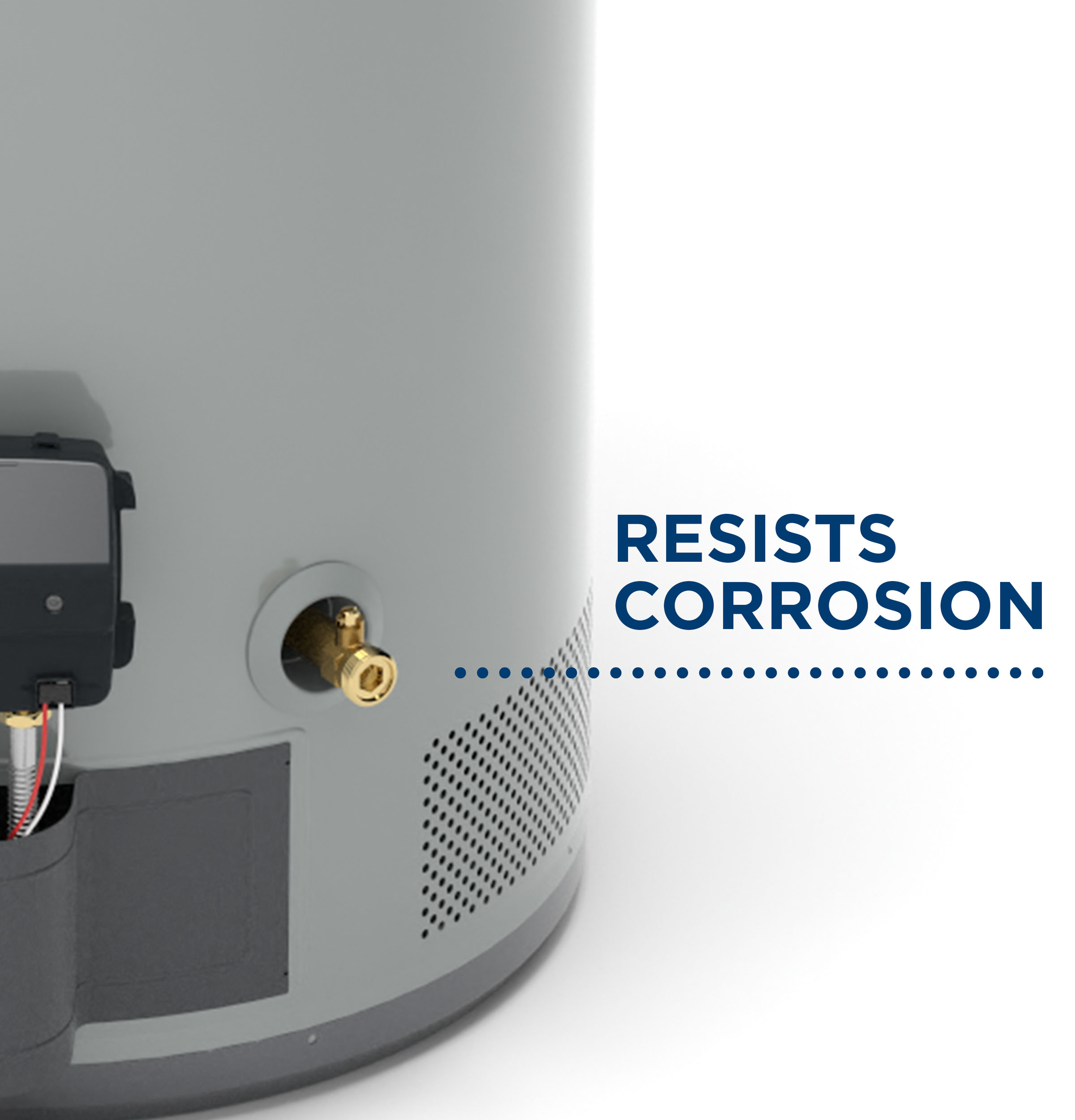 RealMAX Premium 50-Gallon Short Natural Gas Atmospheric Water Heater GG50S10BXR