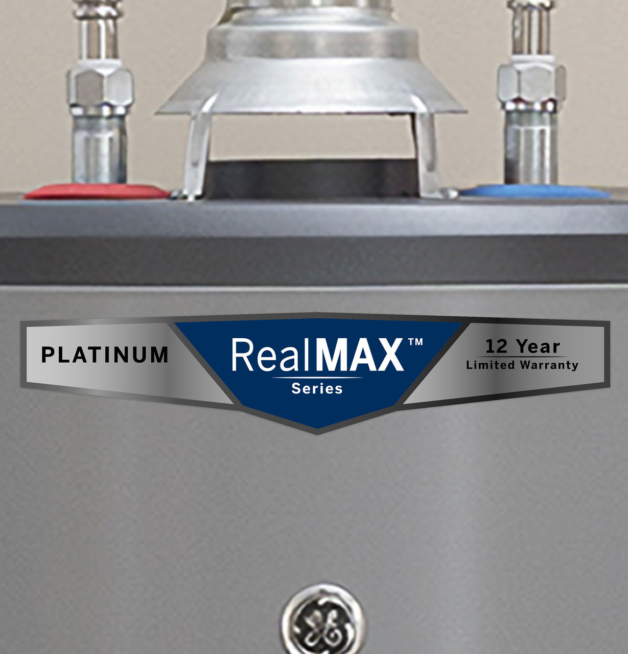 RealMAX Platinum 50-Gallon Short Natural Gas Atmospheric Water Heater GG50S12BXR