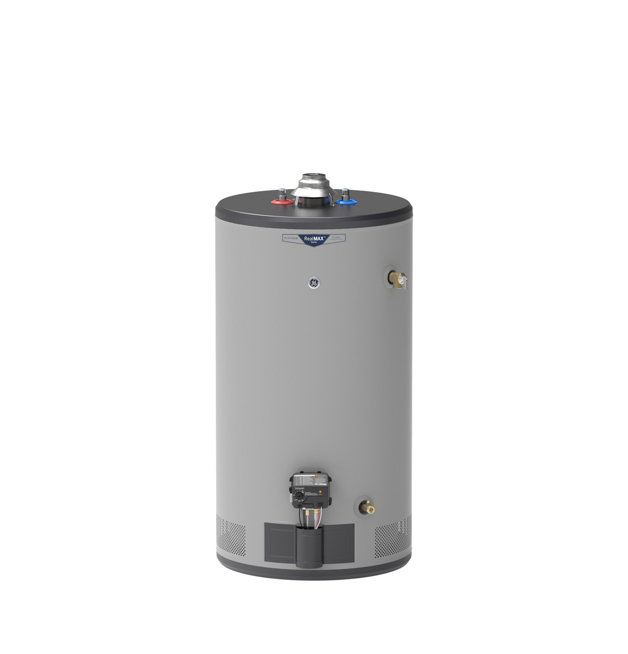 RealMAX Platinum 50-Gallon Short Natural Gas Atmospheric Water Heater GG50S12BXR