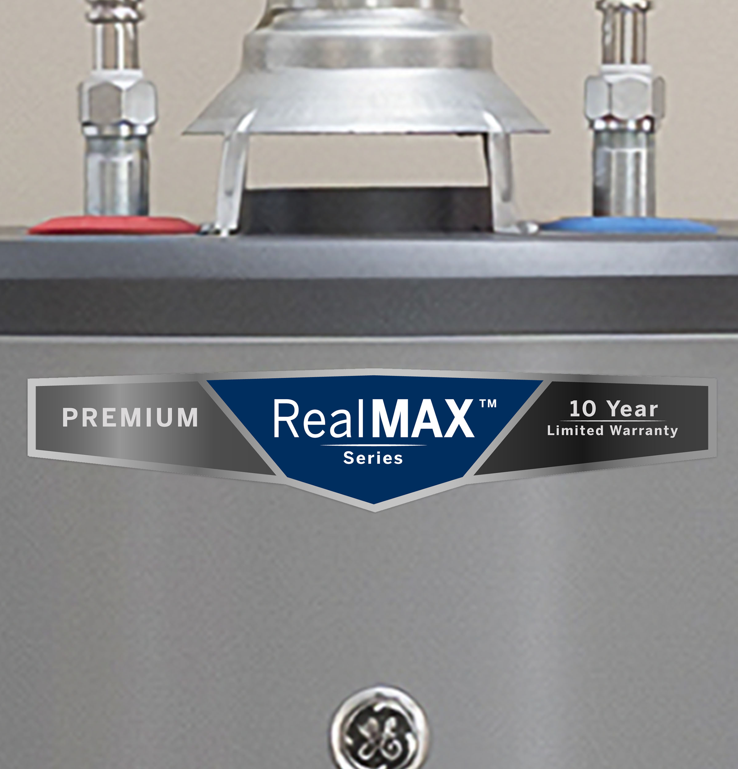RealMAX Premium 50-Gallon Tall Natural Gas Atmospheric Water Heater GG50T10BXR