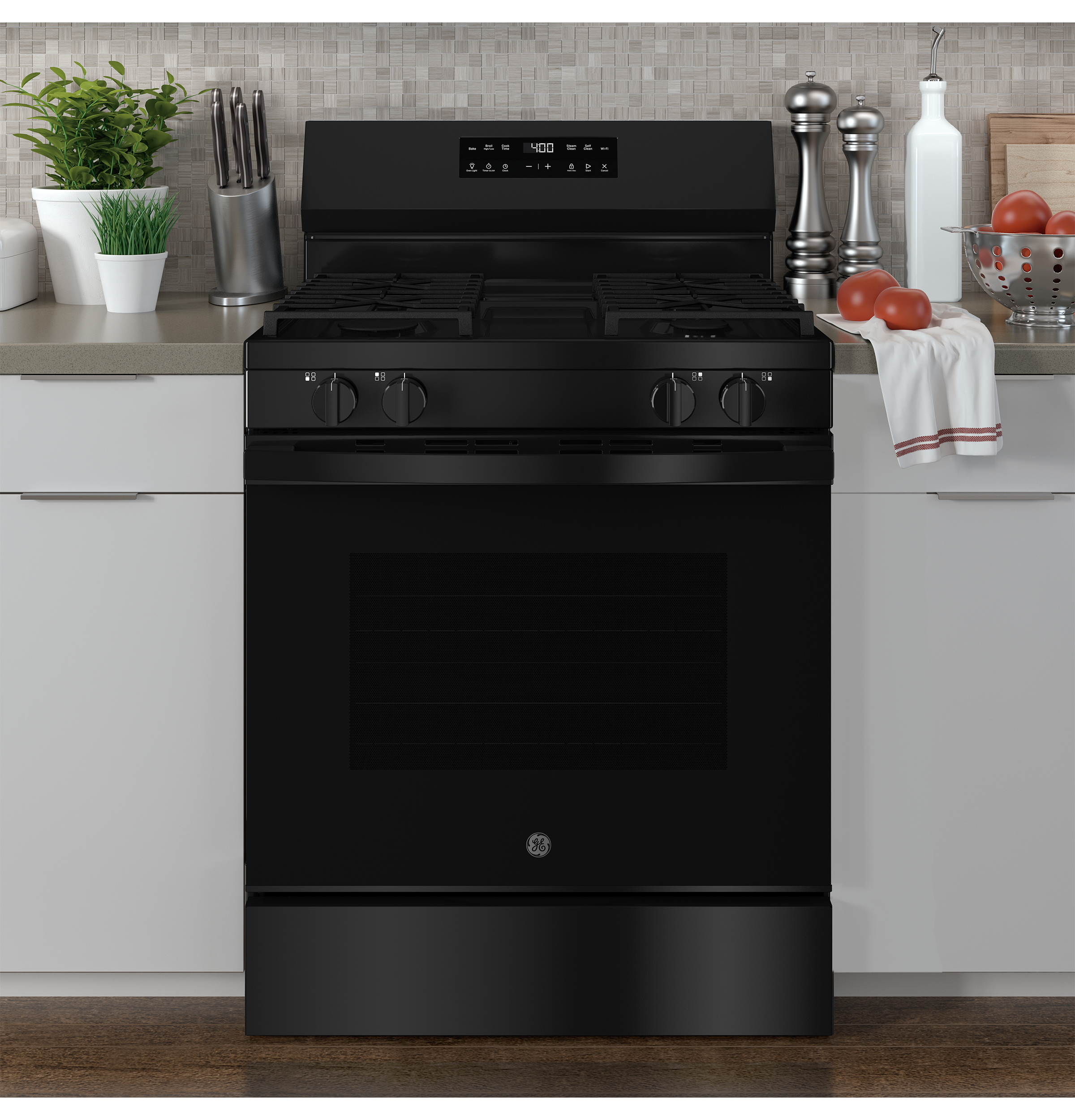 30" Free-Standing Gas Range GGF400PVBB