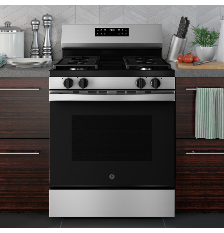 30" Free-Standing Gas Range GGF400PVSS