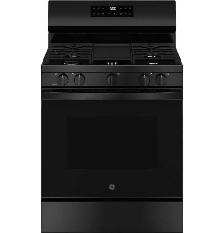 GE 30" Free-Standing Gas Range Black GGF500PVBB Picture 1