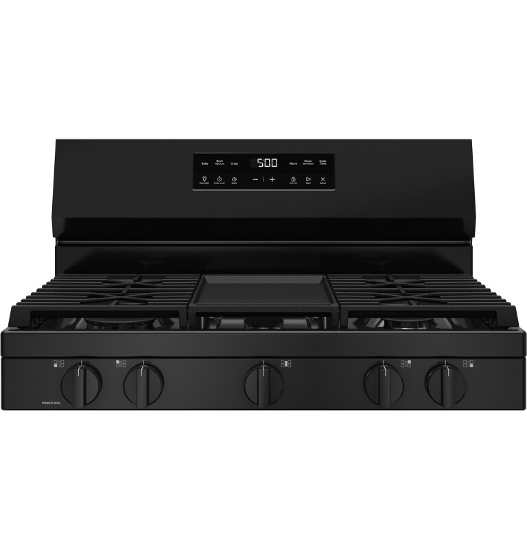 30" Free-Standing Gas Range with Crisp Mode GGF500PVBB