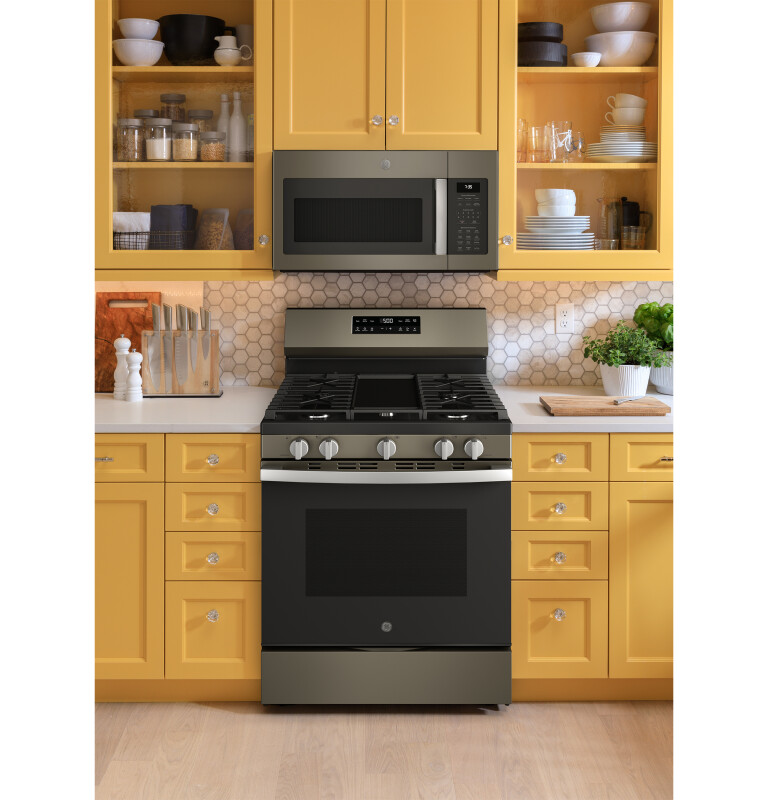 30" Free-Standing Gas Range with Crisp Mode GGF500PVES