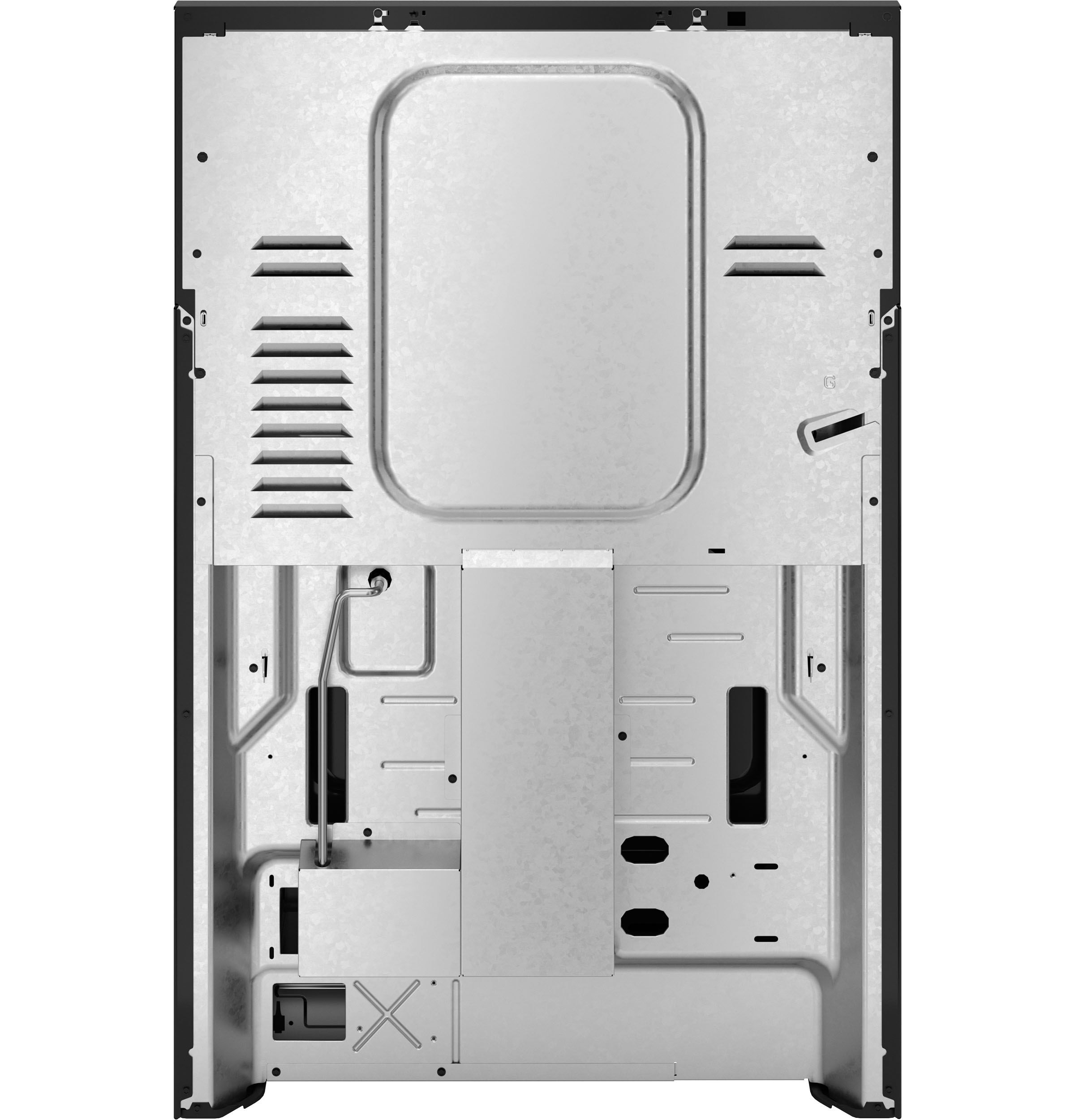 30" Free-Standing Gas Convection Range with No Preheat Air Fry and EasyWash Oven Tray GGF600AVBB