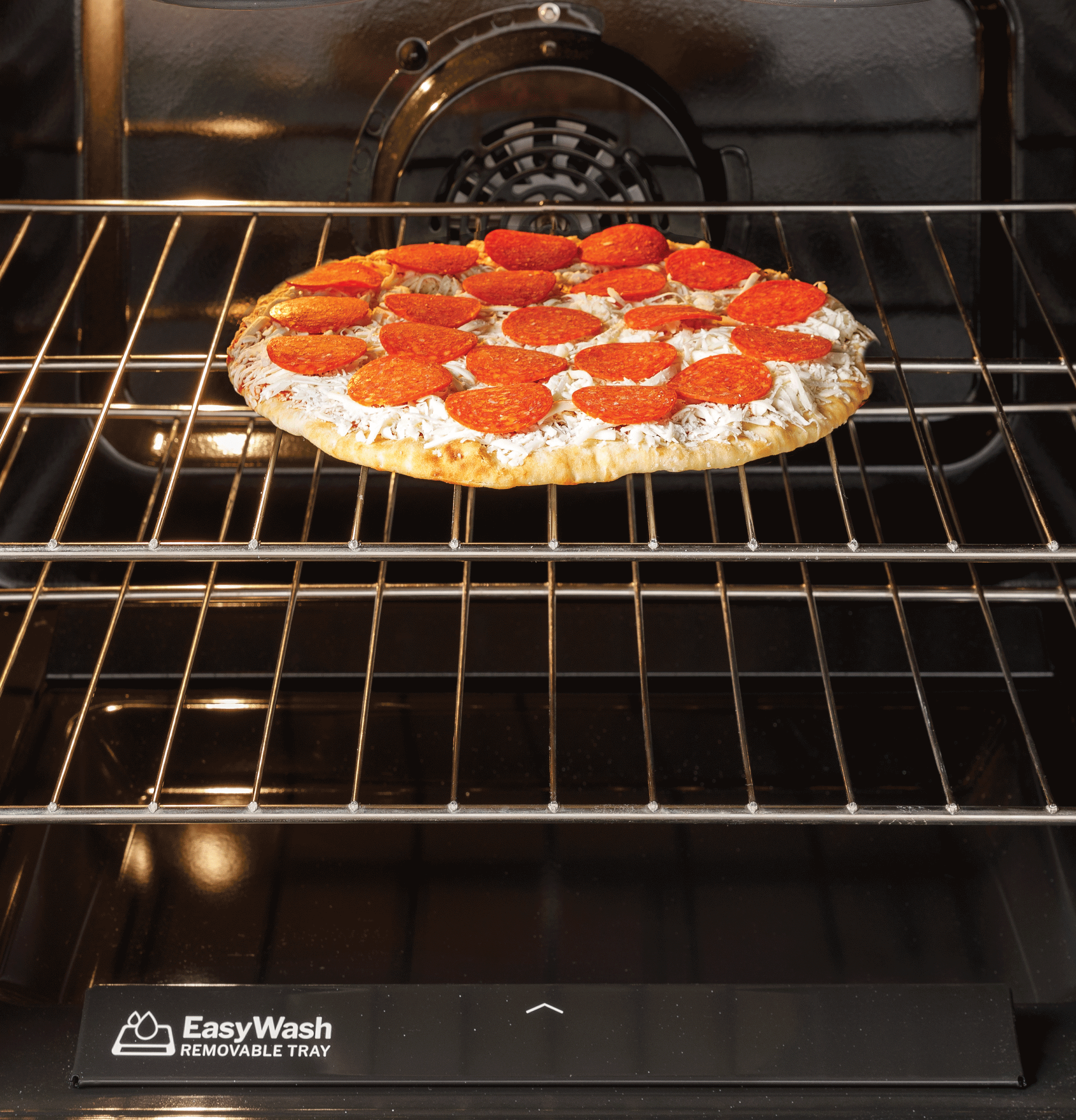 30" Free-Standing Gas Convection Range with No Preheat Air Fry and EasyWash Oven Tray GGF600AVES