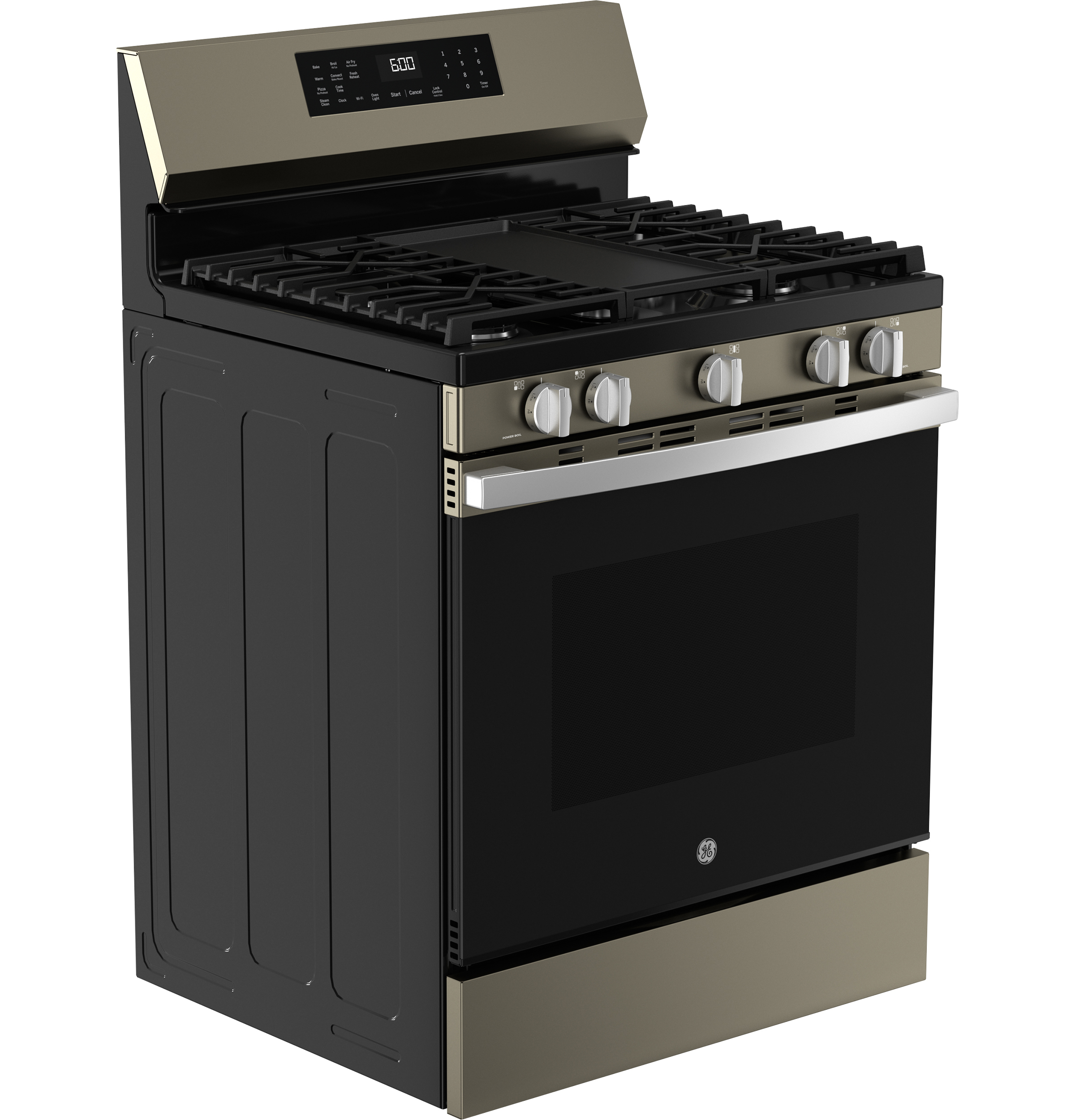 30" Free-Standing Gas Convection Range with No Preheat Air Fry and EasyWash Oven Tray GGF600AVES