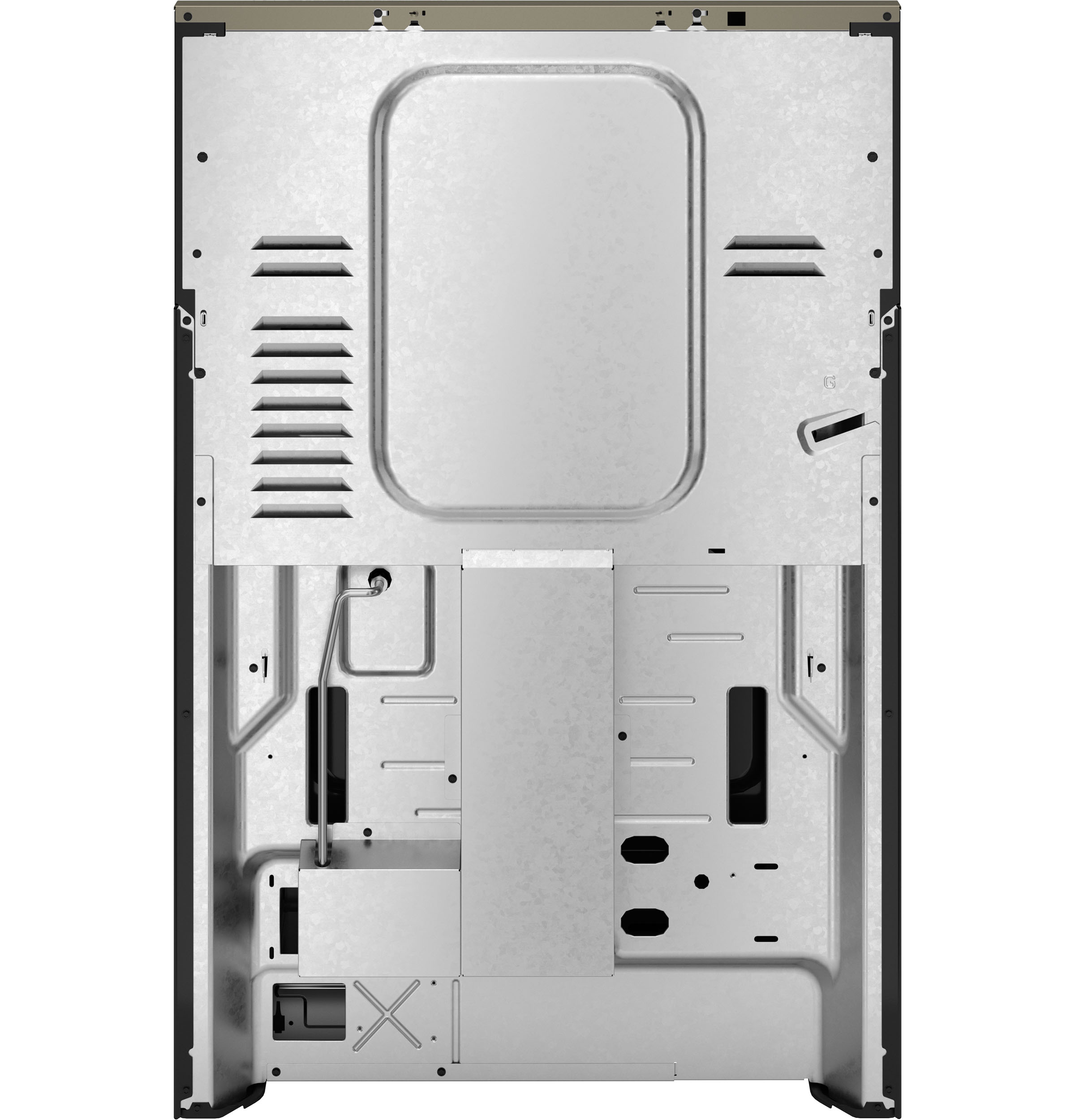 30" Free-Standing Gas Convection Range with No Preheat Air Fry and EasyWash Oven Tray GGF600AVES