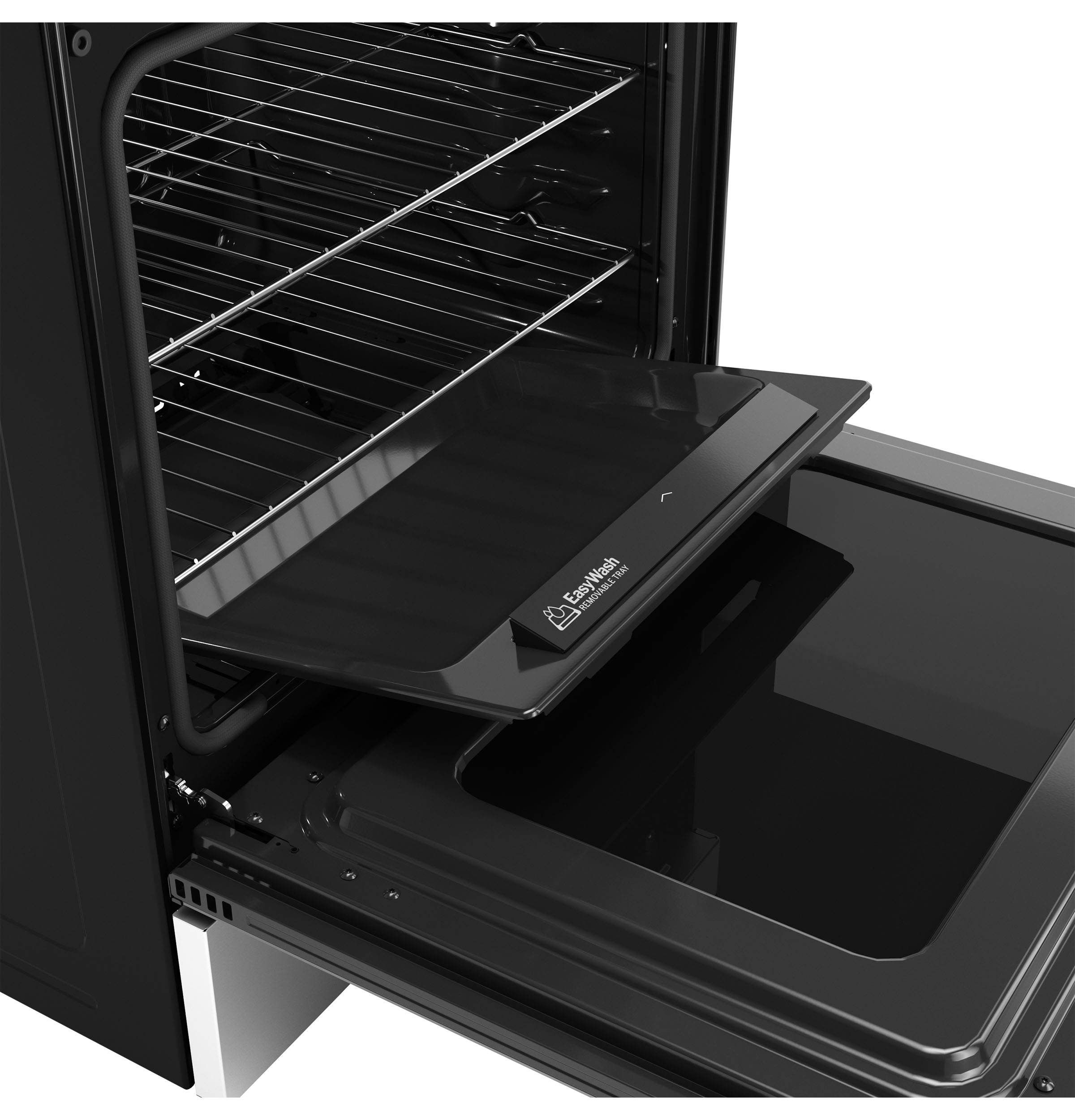 30" Free-Standing Gas Convection Range with No Preheat Air Fry and EasyWash Oven Tray GGF600AVSS