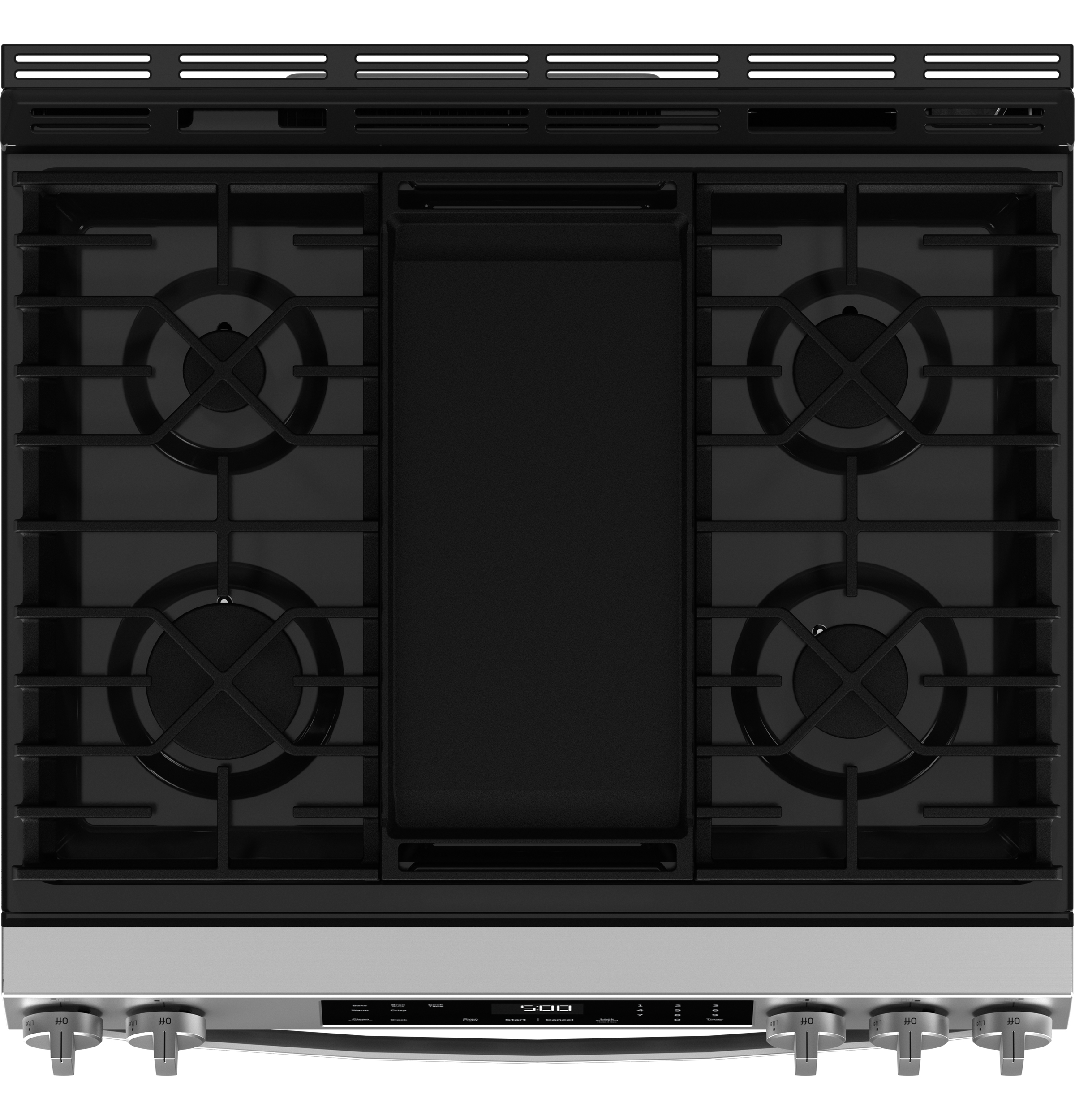 30" Slide-In Front-Control Gas Range with Crisp Mode GGS500PVSS