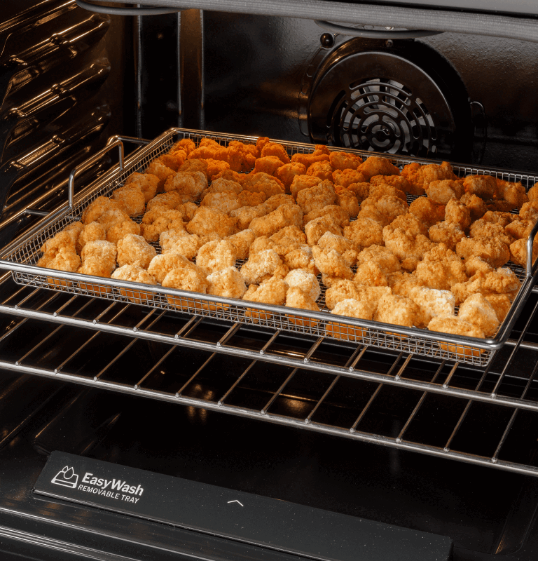 30" Slide-In Front-Control Convection Gas Range with No Preheat Air Fry and EasyWash Oven Tray GGS60LAVFS