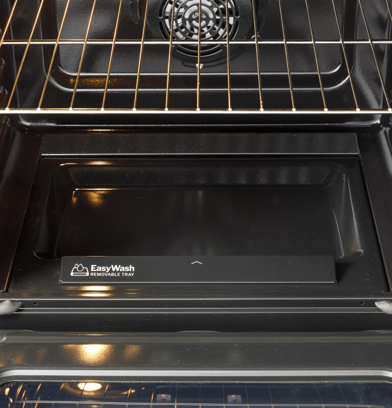 30" Slide-In Front-Control Convection Gas Range with No Preheat Air Fry and EasyWash Oven Tray GGS60LAVFS