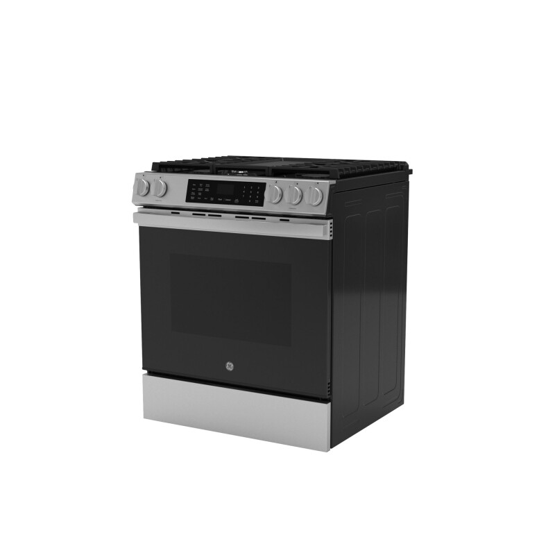 30" Slide-In Front-Control Convection Gas Range with No Preheat Air Fry and EasyWash Oven Tray GGS60LAVFS