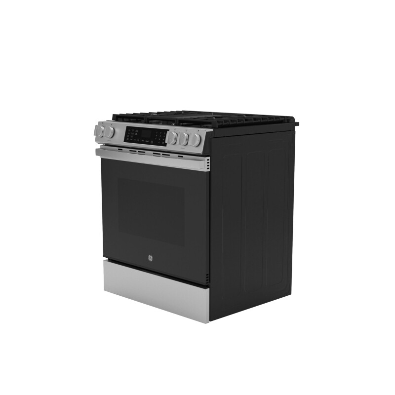 30" Slide-In Front-Control Convection Gas Range with No Preheat Air Fry and EasyWash Oven Tray GGS60LAVFS