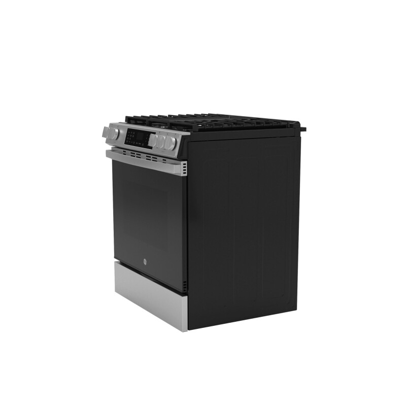 30" Slide-In Front-Control Convection Gas Range with No Preheat Air Fry and EasyWash Oven Tray GGS60LAVFS