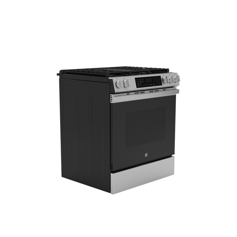 30" Slide-In Front-Control Convection Gas Range with No Preheat Air Fry and EasyWash Oven Tray GGS60LAVFS