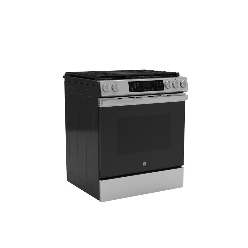 30" Slide-In Front-Control Convection Gas Range with No Preheat Air Fry and EasyWash Oven Tray GGS60LAVFS