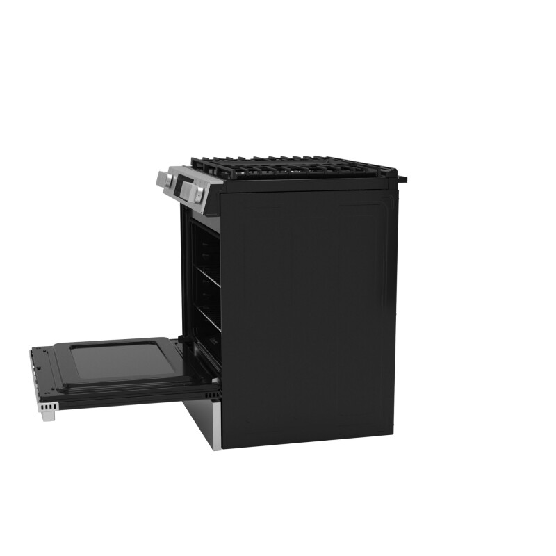 30" Slide-In Front-Control Convection Gas Range with No Preheat Air Fry and EasyWash Oven Tray GGS60LAVFS