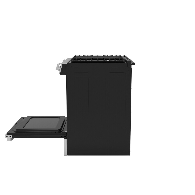 30" Slide-In Front-Control Convection Gas Range with No Preheat Air Fry and EasyWash Oven Tray GGS60LAVFS