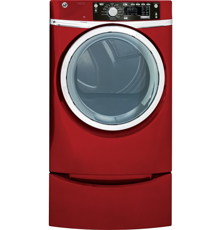 8.3 cu. ft. capacity Front Load electric dryer with steam GHDS365EFRR