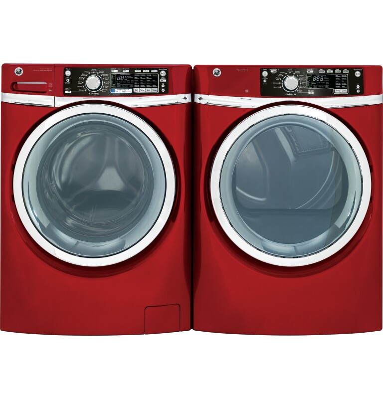 8.3 cu. ft. capacity Front Load electric dryer with steam GHDS365EFRR