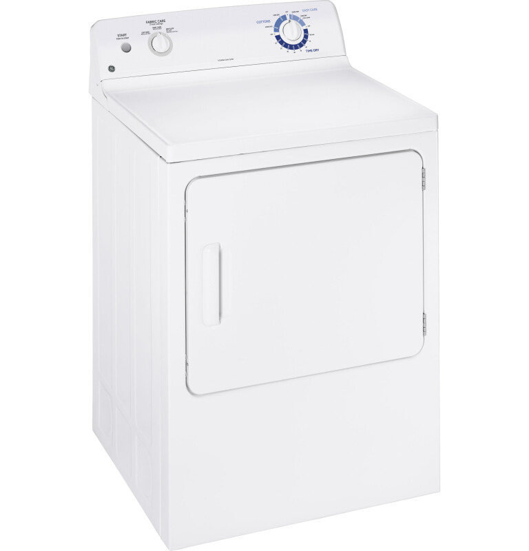 6.0 cu. ft. capacity DuraDrum electric dryer GHDX100EMWW