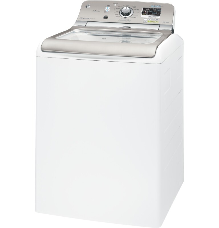 5.0 DOE cu. ft. capacity washer with stainless steel basket and steam GHWS8350HWS
