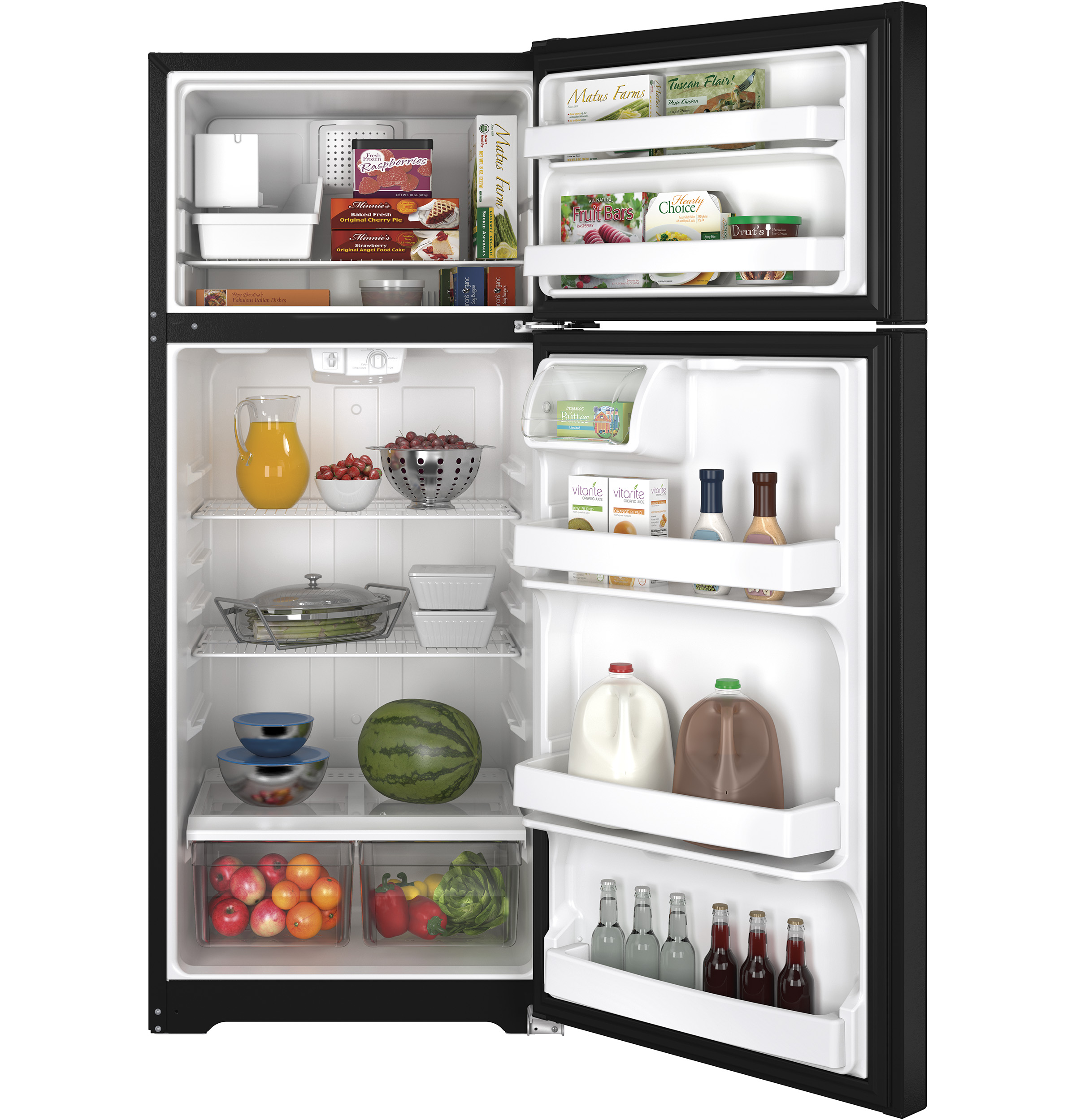 17.5 Cu. Ft. Top-Freezer Refrigerator GIE18CTHBB