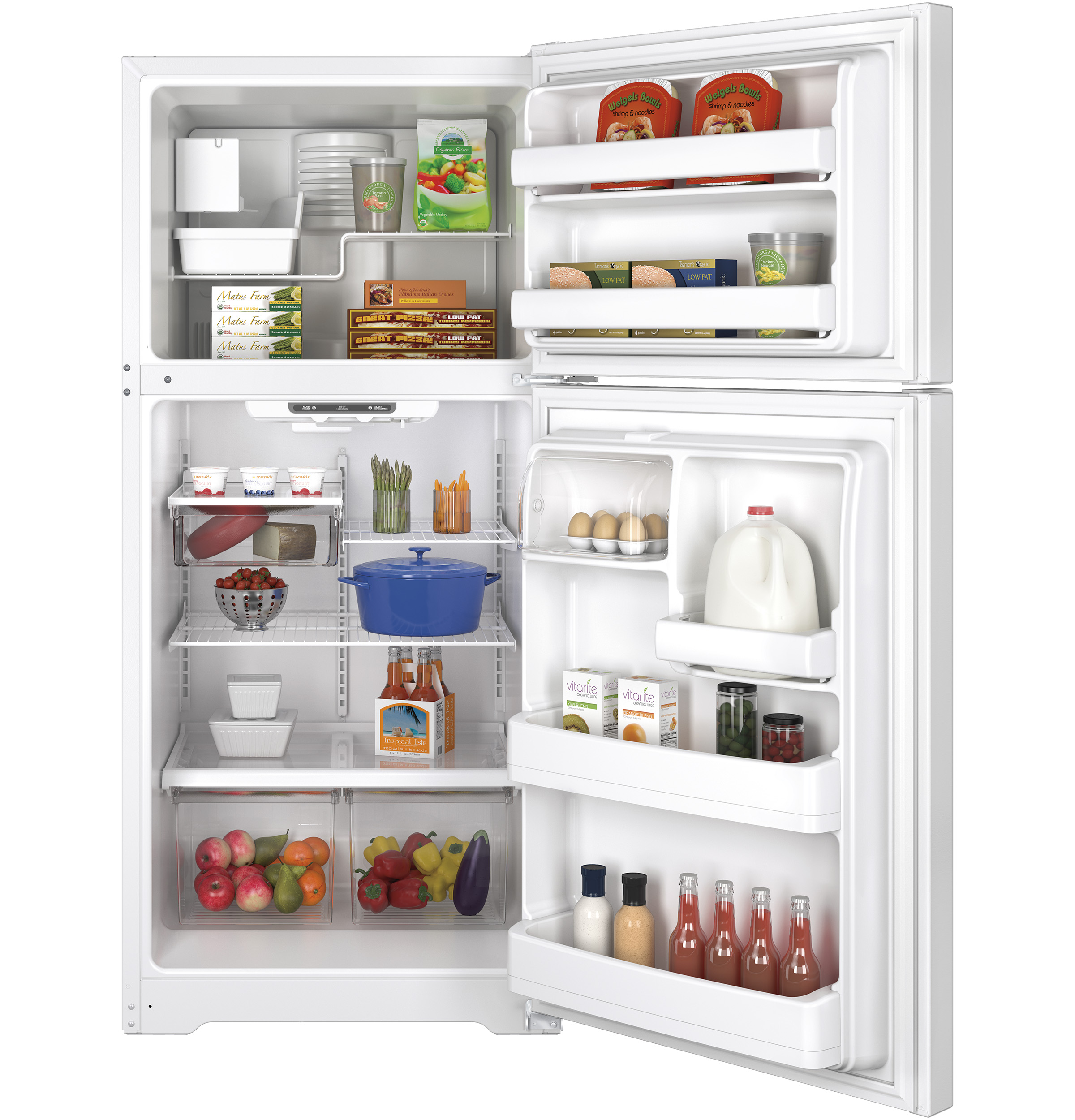 18.2 Cu. Ft. Top-Freezer Refrigerator GIE18ETHWW