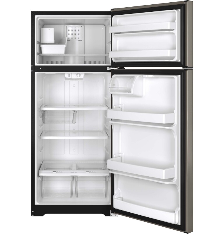 GE 17.5 Cu. Ft. Top-Freezer Refrigerator Silver GIE18GCHSA Picture 1