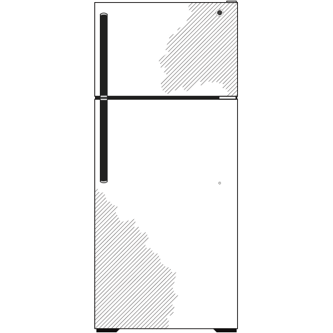 17.5 Cu. Ft. Top-Freezer Refrigerator GIE18GCHSA