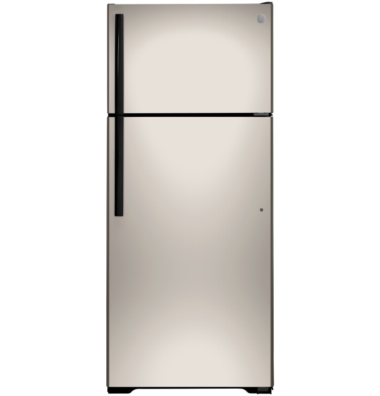GE 17.5 Cu. Ft. Top-Freezer Refrigerator Silver GIE18GCNRSA Picture 1