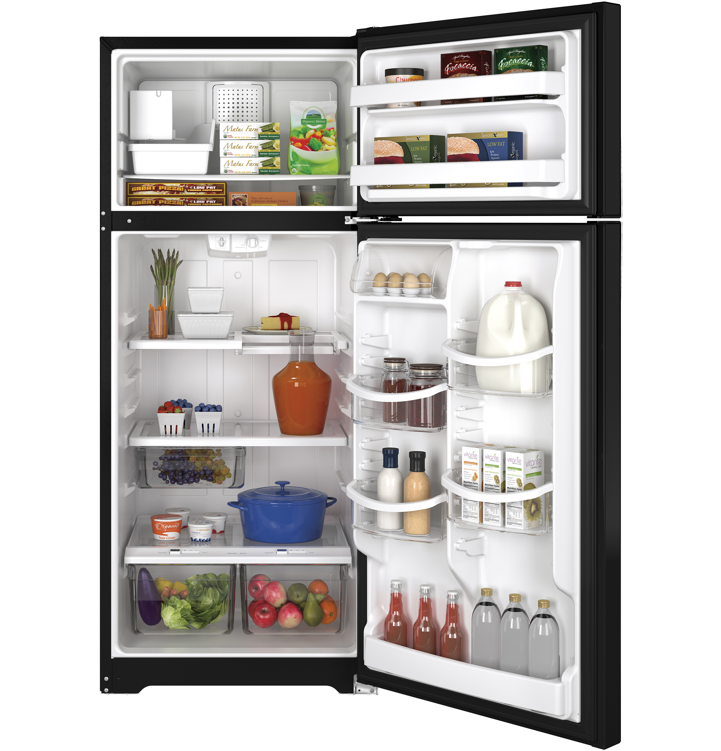 17.6 Cu. Ft. Top-Freezer Refrigerator GIE18HGHBB
