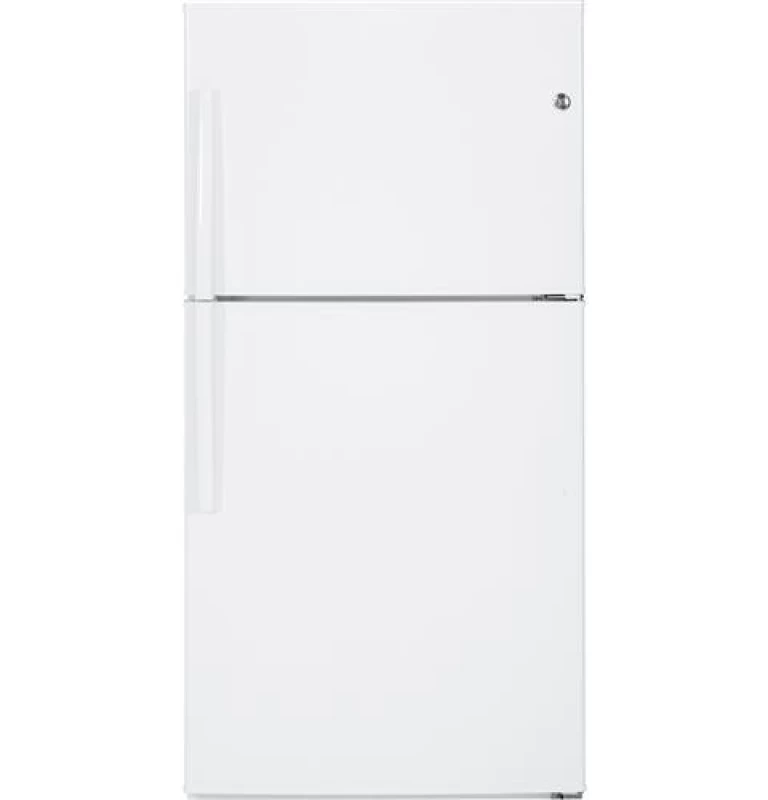 GE 21.1 Cu. Ft. Top-Freezer Refrigerator White GIE21GTHWW Picture 1