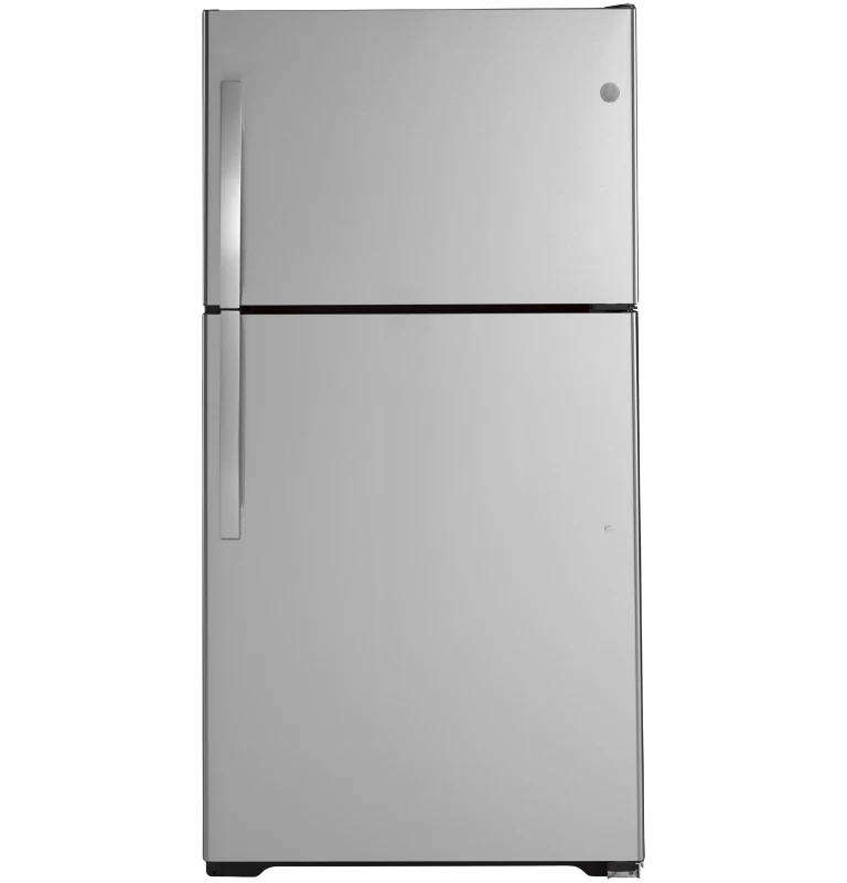 GE 21.9 Cu. Ft. Top-Freezer Refrigerator Stainless Steel GIE22JSNRSS Picture 1